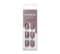 KISS Unghie autoadesive imPRESS Color Taupe Prize 30 pz