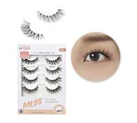 KISS My Lash But Better Fake Eyelashes Multipack - Bare Affair, 4 Pair Pack, invisibile, Lightweight, Riutilizzabile, Contact Lens Friendly, Voluminous, Comfortable | 8 Total