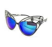 KISS Occhiali da Sole BUTTERFLY - Donna Cat Eye Ampi Scolpiti Vintage Fashion