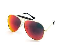 KISS Occhiali da Sole LAS VEGAS - Uomo Donna Aviatore Vintage Lenti Specchiate