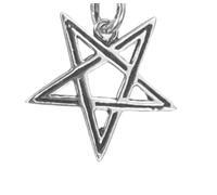 Kiss of Leather Piccolo pentacolo Ciondolo in 925 Argento Sterling