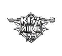 Kiss Pin Badge: Alive 35 Tour, Multi, Etichettalia unica