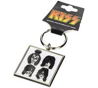 Kiss - Portachiavi Kiss Graphite Face (Metallo)