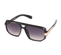 KISS RAPPER Occhiali da Sole Uomo Donna - Montatura Squadrata Robusta in Policarbonato con Dettagli Metallici - Lenti UV400 Stile Urban Streetwear per Look Grintosi e di Impatto