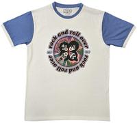 Kiss Rock and Roll Over Purple & White M Maglietta