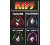 Kiss Rock Band Music Notebook Birthday Reminder. Gift for Kiss band Fan