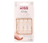 KISS salon acrylic nude french nails - 28 unghie artificiali kan01c