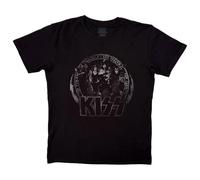 Kiss Spaceman Distressed Print T Shirt Size M