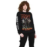 KISS T Shirt End of The Road Tour Band Logo Ufficiale Unisex Nero Long Sleeve Size XXL