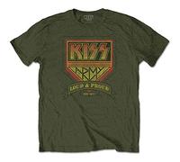 Kiss Maglietta Loud & Proud Unisex Military Green M