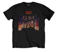 Kiss - T-Shirt # S Black Unisex # Destroyer