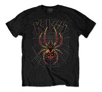 Kiss - T-Shirt # S Black Unisex # Spider