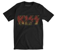 Kiss Vintage Classic Logo 2 autorizzato Uomo maglietta