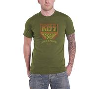 Kiss - T-Shirt # S Green Unisex # Loud & Proud