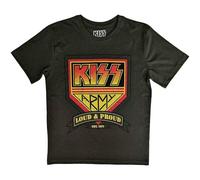 Kiss Maglietta Loud & Proud Unisex Military Green XL