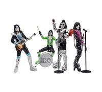 Kiss The Band Vegas Outfits 4-Pack BST AXN 5" Figure Set