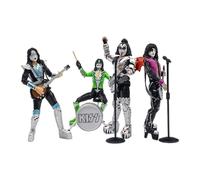 Kiss The Band Vegas Outfits 4-Pack BST AXN 5" Figure Set