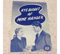 Kiss the Blood Off My Hands Burt Lancaster Fontaine 1948 programma...