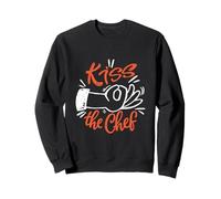 Kiss The Chef - Cucina Divertente per Amanti della Cucina Felpa