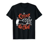 Kiss The Chef - Cucina Divertente per Amanti della Cucina Maglietta