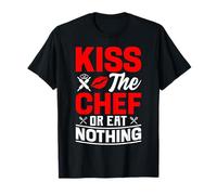 Kiss The Chef Or Eat Nothing - Capocuoca & Capocuoco Maglietta