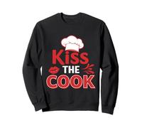 Kiss The Cook, Divertente Design da Cuoco Felpa