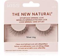 KISS The New Natural Effortless Minimal Look ciglia finte Silver Ring 1 paio