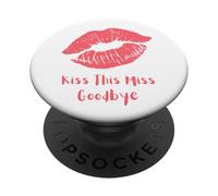 Kiss This Miss Goodbye Red PopSockets PopGrip Adesivo