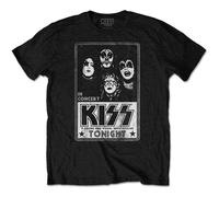 Kiss Tonight ufficiale Uomo maglietta unisex