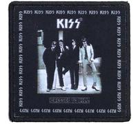 Kiss - Kiss Patch Dressed To Kill Band Logo Nuovo Ufficiale Nero Printed Iron On Size Accessory Size