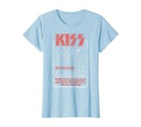 Kiss - Una Sola Notte Maglietta, Donna, Celeste, S