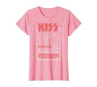 Kiss - Una Sola Notte Maglietta, Donna, Rosa, S