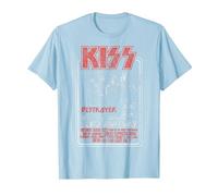 Kiss - Una Sola Notte Maglietta, Uomo, Celeste, XL