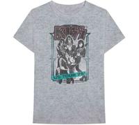 Kiss USA Tour 1976 Glam Heavy Metal Rigido Rock & Roll Musica Fascia T Shirt