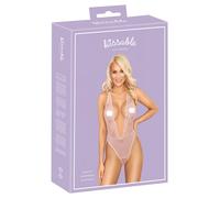 Body in Pizzo Scollato Kissable (rosa)