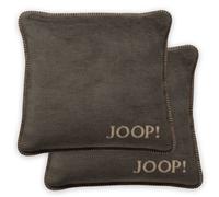 Kissenhülle JOOP 2 Pezzi - MDF Melange Doubleface, Logo