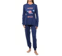 Kisses&Love Pigiama da Donna in Cotone a Maniche Lunghe KLP1