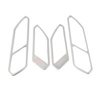 KISSGPIPOL Per VW Per Tiguan L MK2 2016 2017 2018 2019 2020 Auto Interni Porta E Finestra Maniglia Ciotola Telaio Bracciolo Protezione Copertura (Argento)