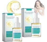 KISSHI CollagenPlus Lifting Body Oil, Collagen Lifting Body Oil, Anti-Aging Collagen Lift Serum, Reduces Fine Lines and Wrinkles (2 Pcs)