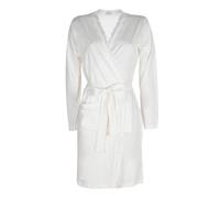 Kissimo Vestaglia in cotone con pizzo a maniche lunghe