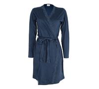 Kissimo Vestaglia in cotone con pizzo a maniche lunghe