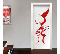 KISSING - Adesivo murale wall sticker in vinile 55x140 cm