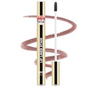 KISSIO Liner per labbro, Peel Off Liner resistente al trasferimento, lunga durata e resistente all'acqua, tinta labbro naturale, finitura opaca, luce marrone