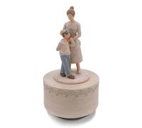 Kissmii Carillon come regalo per la mamma, interessante statua musicale intagliata, regalo di compleanno per la mamma, carillon rotante B