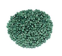 Kissmii Perline di Sigillante, 200 Pezzi di Perline Sigillo di, Kit Sigillo di Verde Sigillo di per Sigillo di e Lettera