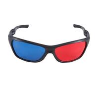 Kissmii Rosso e blu/blu Anaglyph stile semplice occhiali 3D per film 3D gioco (stile extra aggiornamento)