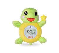 KISSONE Termometro digitale per bagnetto per neonati e bambini, lettura accurata della temperatura, senza BPA, °F/°C, giocattolo galleggiante a forma di tartaruga con sicurezza dell'acqua del bagno