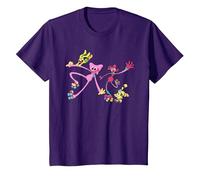 Kissy Missy Gatto-Bee & Mommy Gambe Lunghe Pattinaggio Bambini Maglietta, Bambini, Viola, 4 Anni
