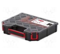 Contenitore KTGC30256S: collettivo con partizioni nere piatte TAGER CARBO BOXB