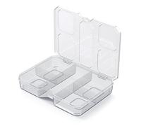Kistenberg Squ Box - Cassetta degli attrezzi con 5 ripiani trasparenti, 193 x 147 x 35 mm